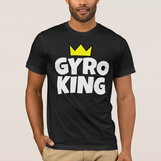 GYRO KING MANNEN T-shirt (Voorkant)