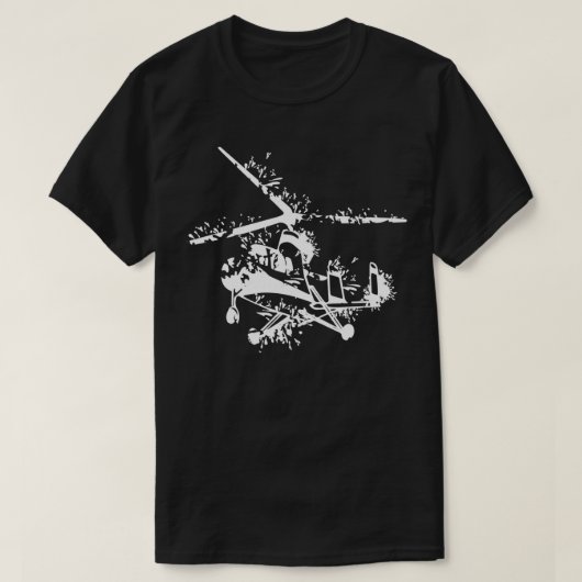 Gyrocopter Design 2 T-shirt (Design voorkant)