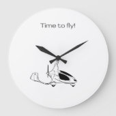 Gyrocopter (Gyrocopter) klok (Voorkant)