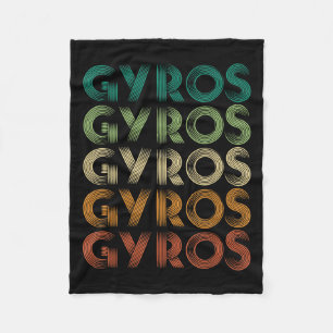 Gyros Griekenland Griekse voet Malaka Fleece Deken