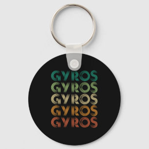 Gyros Griekenland Griekse voet Malaka Sleutelhanger