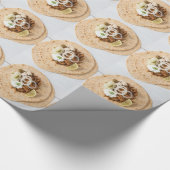 Gyros pita met tzatziki coleslaw olives en feta cadeaupapier (Hoek)