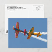 Gyroscopische Aerobatica Briefkaart (Voorkant / Achterkant)
