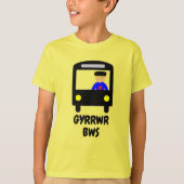 gyrwrwr bws | Buschauffeur in Welsh T-shirt (Voorkant)