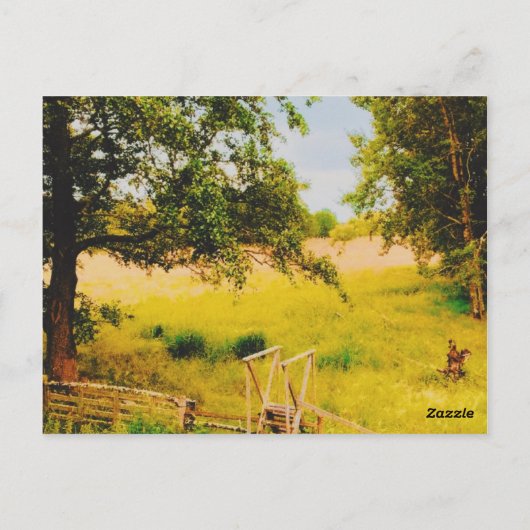 Gysinge Summer Field  Briefkaart (Achterkant)