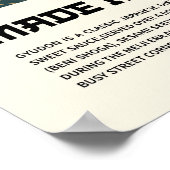 Gyudon Traditional Japanese Beef Bowl Artwork Poster (Hoek)