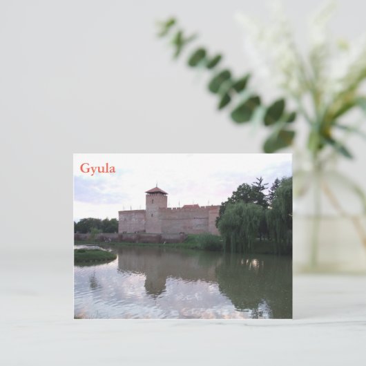 Gyula castle - Hongarije Briefkaart (Staand voorkant)
