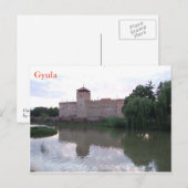 Gyula castle - Hongarije Briefkaart (Voorkant / Achterkant)