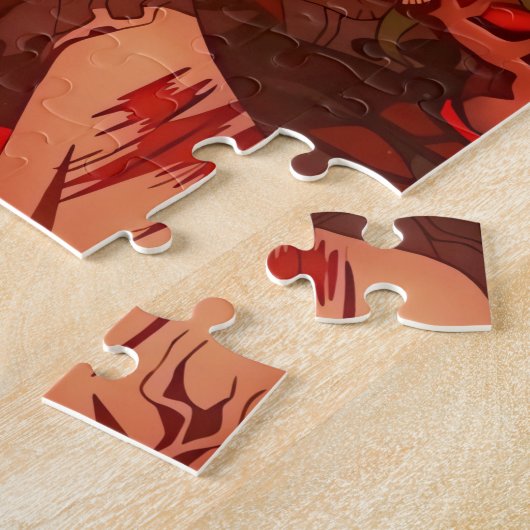 Gyutaro Bovenmaan 6 Legpuzzel (Zijkant)