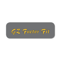 GZ Factor Fit – Aangepaste naam Label|Vet en profe