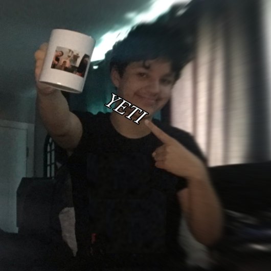 GZ & LTS - yeti Tweekleurige Koffiemok