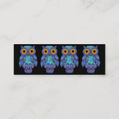 H00t-kaarten voor het profiel van het sleepnet mini visitekaartje (Achterkant)