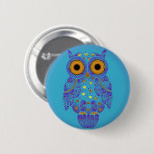H00t Owl Blues Button (Voorkant /achterkant)