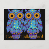 H00t Owl Halloween Briefkaart (Voorkant)