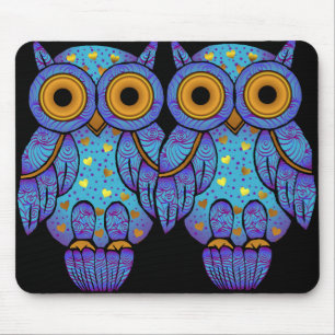 H00t Owl Midnight Madness Mousepad Muismat