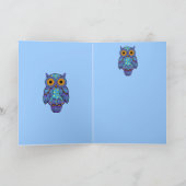 H00t Uil Blues Blank Kaart (Binnen)