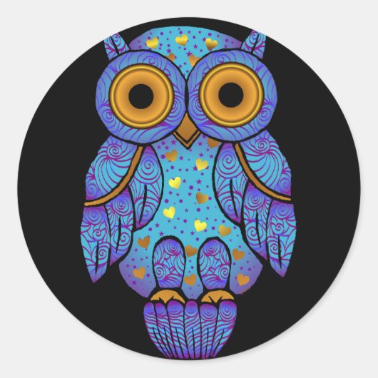 H00t Uil Midnight Madness Sticker (Voorkant)
