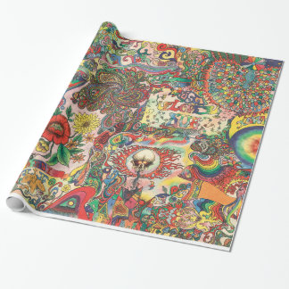 H081 Psychedelic 1969 Cadeaupapier