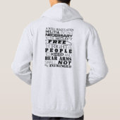 <h1>2e wijziging overhemd</h1> hoodie (Achterkant)