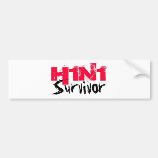H1N1 Overlevingstank Bumpersticker