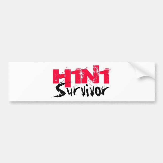 H1N1 Overlevingstank Bumpersticker (Voorkant)