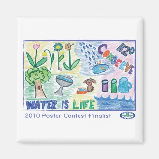 H20 Besparen Magneet (Voorkant)