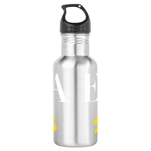 H20 Fles (Achterkant)