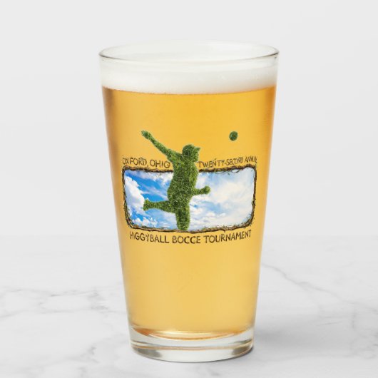 H22 Logo Pintglas Glas (Voorkant gevuld)