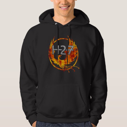 H27 Hoodie van Mannen (Voorkant)