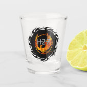 H27 Schuurglas Shot Glas (Voorkant)
