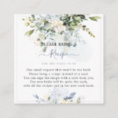 H2 Blau Eucalyptus Recept Verzoek Informatiekaartje (Voorkant)