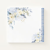 H2 BLAUWE HYDE CREAM ROZEN WEDDING PLANNER NOTITIEBOEK (Achterkant)