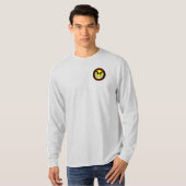 H2 Waarden Lange T-shirt met hoes (Voorkant volledig)