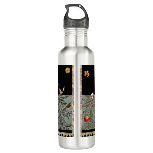 H2Eau (H2O) Rococo Water Bottle Waterfles (Achterkant)