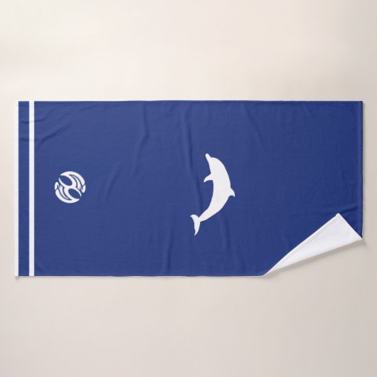 h2g2 Dolphin Bath Towel Badhanddoek (Badhanddoek)