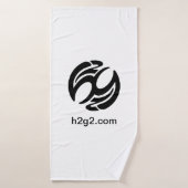 h2g2 Logo-keukenhanddoek Badhanddoek (Badhanddoek)