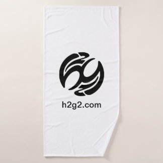 h2g2 Logo-keukenhanddoek Badhanddoek
