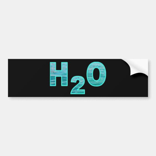 H2O BUMPERSTICKER (Voorkant)