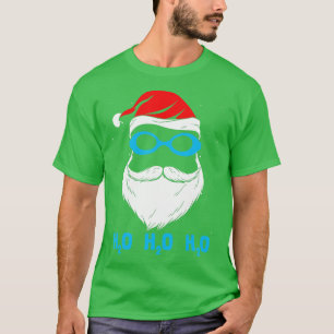 H2o H2o H2o-kerstman die de kerstman zwemt T-shirt