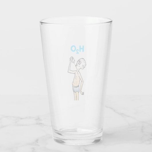 H2O Het 3e Man glas (Achterkant)