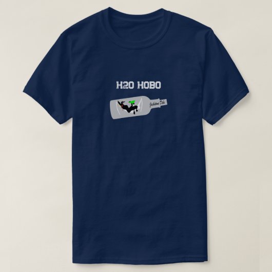 H2O HOBO - aangespoelde ezel Jackstone Dibs T-shirt (Design voorkant)