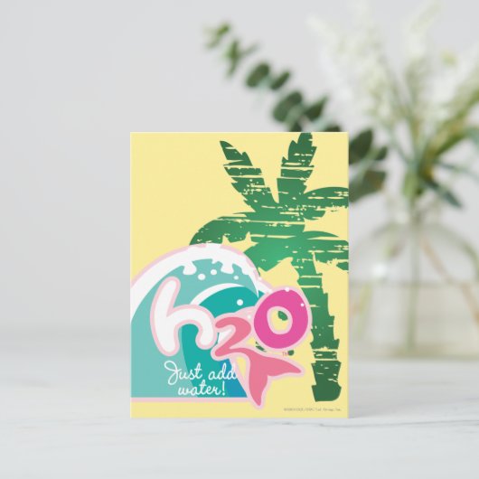 H2O-Logo Briefkaart (Staand voorkant)