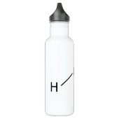 H2O-molecule Waterfles (Links)