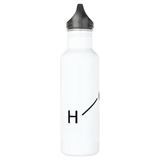 H2O-molecule Waterfles (Links)