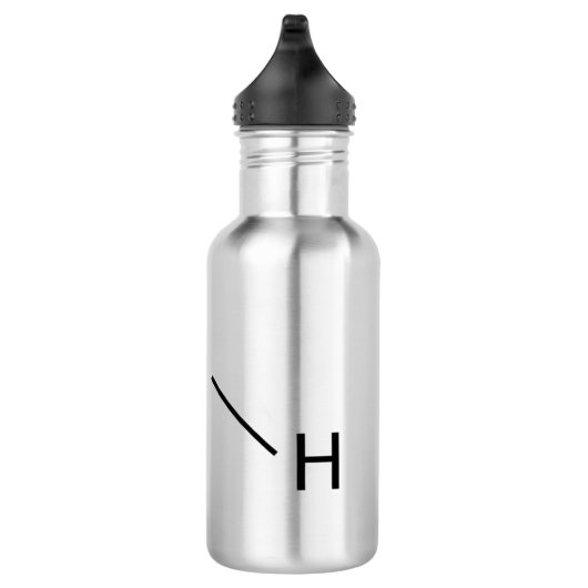 H2O-molecule Waterfles (Rechts)