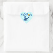 H2O polo hart Sticker (Tas)