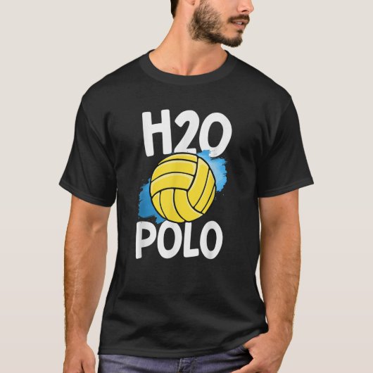 H2O Polo Water Polo Funny Speler Bal Zwemmen Manne (Voorkant)