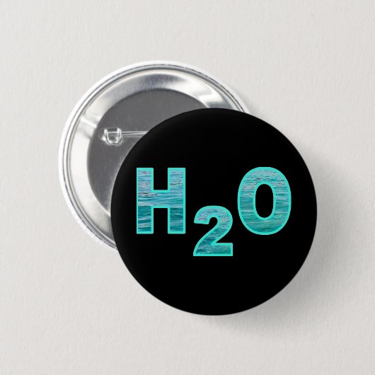 H2O RONDE BUTTON 5,7 CM (Voorkant /achterkant)