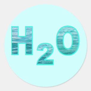 H2O RONDE STICKER