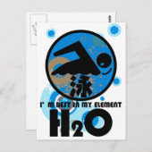 H2O_SWIMMER BRIEFKAART (Voorkant / Achterkant)